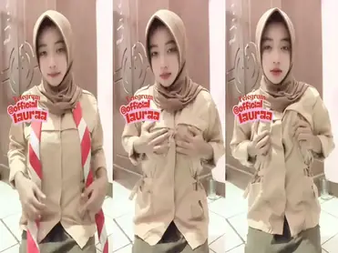 Ukhti Laura Hijab Pramuka Cantik Live Kasur